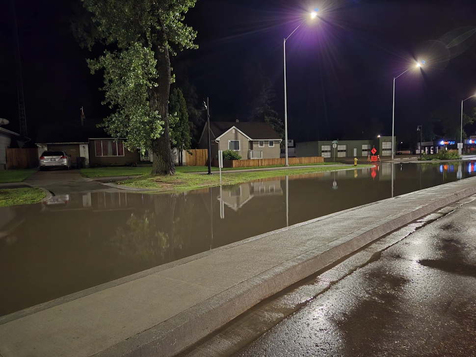 Severe storms dump almost 100 mm on Portage Local